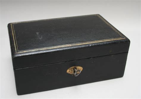 vintage black jewelry box with metal|old antique jewelry boxes.